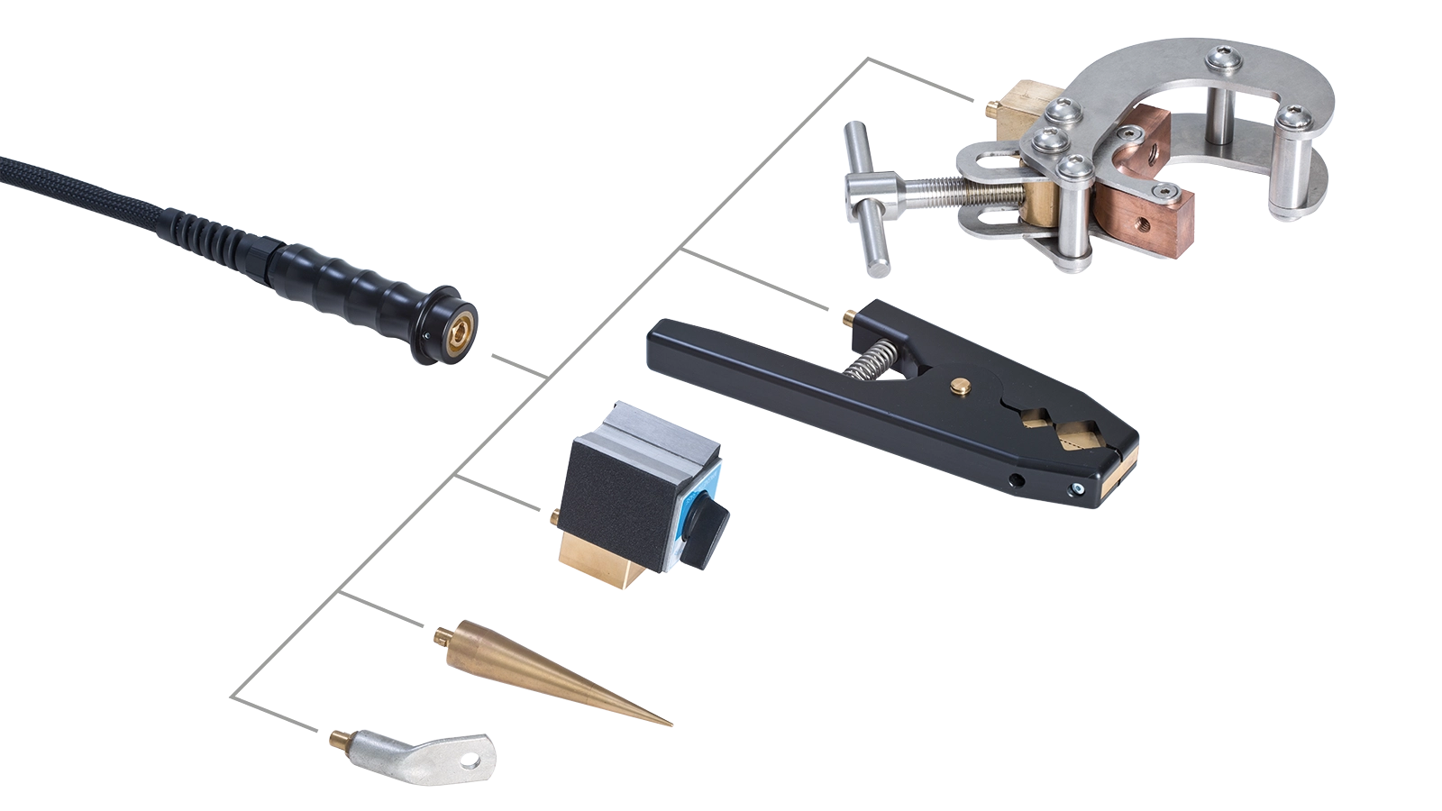 Abbildung Schutzleiterkontakierungen für Schienenfahrzeuge